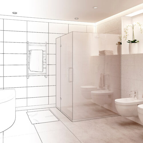 bathroom plans for installation